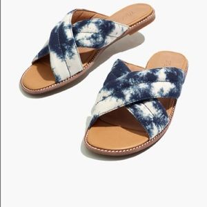 Madewell The Skyler Slide Sandal in Tie-Dye